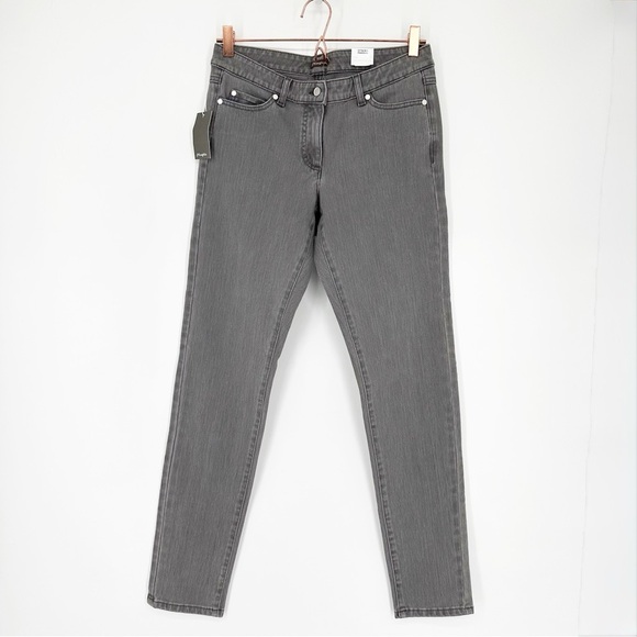 NWT J. McLaughlin Lexi Pant Gray Skinny Mid Rise Jeans - Picture 2 of 9